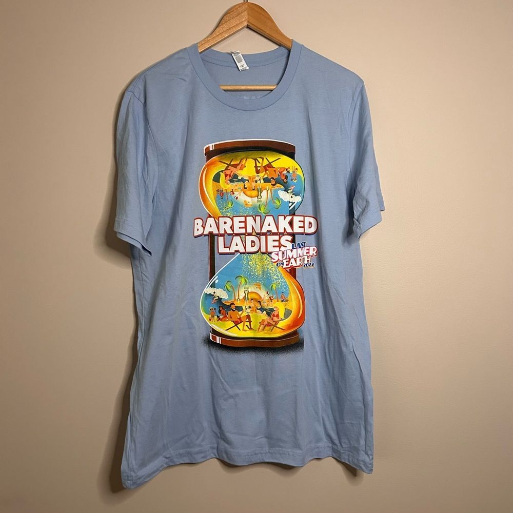 Barenaked Ladies Hourglass Beach Last Summer on Earth 2023 Tee Shirt Size XL